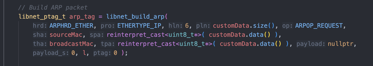 Building Custom Arp package